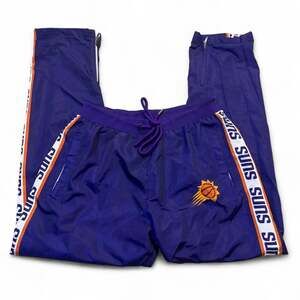 Twin Vision Phoenix Suns Track Pants Warmup Joggers Purple Size S